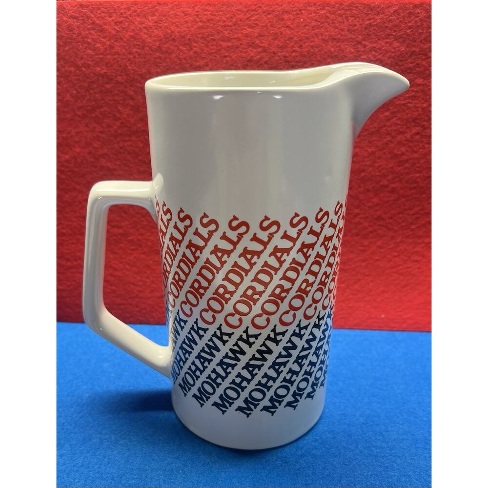 Mohawk Cordials White Pitcher